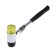 Hammer for installing windows, metal handle