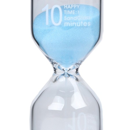 Happy Time sand clock, 10 minutes, 4 x 11 cm, blue-1