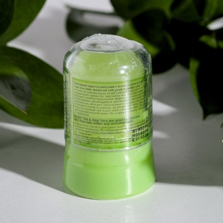 Crystalline deodorant u & i with green tea and aloe vera, 45 g-2