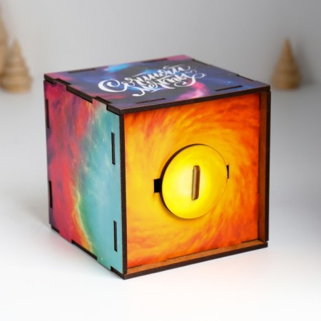 Piggy bank Cube "Compose Dreams" 10x10x10 cm-6