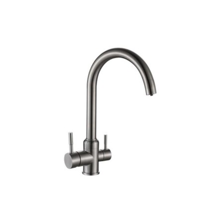 Kitchen mixer Ulgran U020-304, stainless steel color