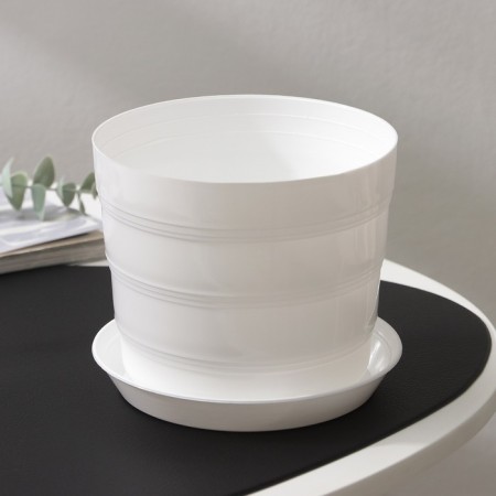 Pot with the Podon "Classic", 1.2 l, white color-1