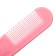 Set for hair care: comb and brush "Flower", pink color