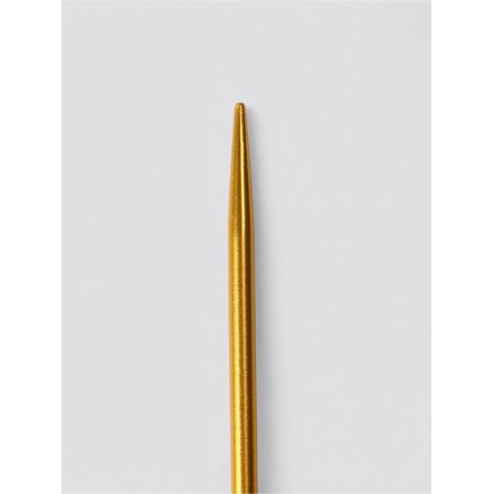 Knitting knitting needles 15cm D3MM (5pcs) PVC package aluminum gold a-2