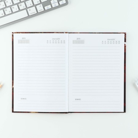Gift set "Teacher No. 1": A5 diary, 80 sheets, planing, pen, paper block-5