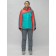 Ski suit female, size 44, green color