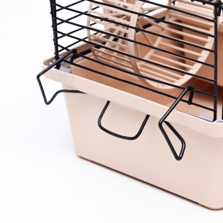 Mini cell for rodents "Pijon" No. 1, equipped, 27 x 15 x 13 cm, beige-7