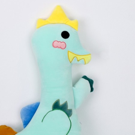 Soft toy "dinosaur", 45 cm, green color-3
