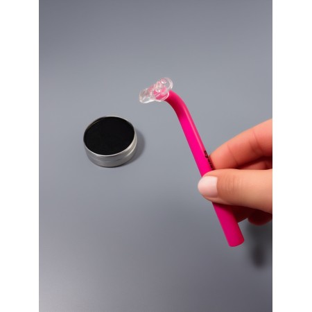 Set for makeup of the lower eyelashes: stencils, holders, eyeliner-3