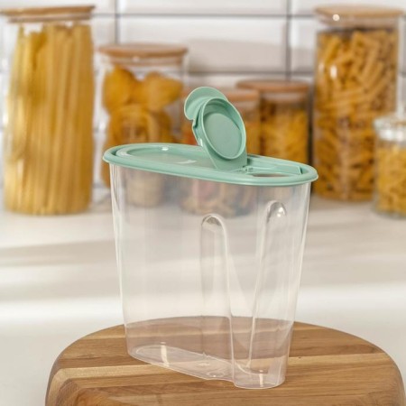 Capacity for bulk products, 1.5 l, pistachio color-1