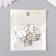Decor for creativity Metal "Castle" silver 2.4x2.1 cm