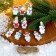 Set of decorative clothespins "New Year's bears" set 10 pcs.