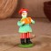 Dymkovo toy "Standing man with an accordion"