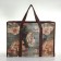Lightning bag, external pocket, brown color