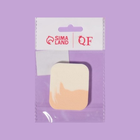 Makeup sponge, 5.5 × 4.5 cm, white/beige color-5