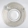 Serving napkin on the table "dew", 38 × 38 cm, gold color