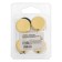 Tundra mirror holder, d = 25 mm, without drilling, gold, plastic, 4 pcs.