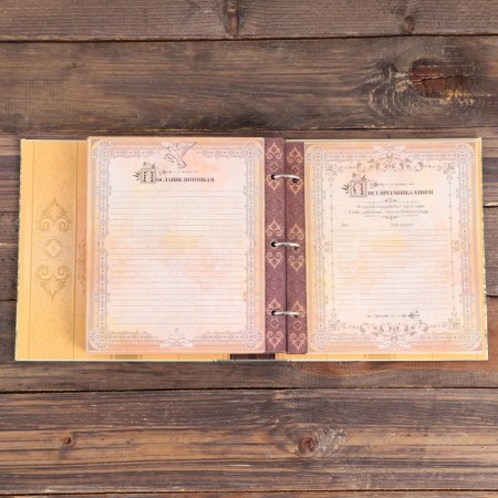 Pedigree book with a frame under the photo "Family"-16