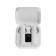 Wireless headphones Mybit VBT 1.18, TWS, inserts, BT5.0, 30/200 mAh, solar panel, white