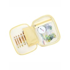 A set of wooden removable shortened knitting needles Beech KnitPro 35765