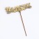 Topper wooden "mommy" Golden give beautifully 14.3x4.6 cm