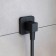 Connection for shower hose IDDIS Slibl00i62, 55 x 70 mm, black