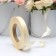 Tape for decor and gifts, champagne, 2 cm x 100 m
