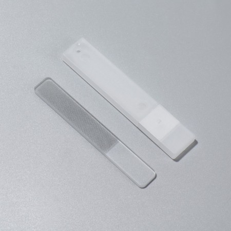 Nail glass file, laser, 9 cm, in a plastic case-4