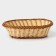 Basket for fruits and bread oval shares "Milk chocolate", 24 × 16.5 cm