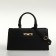 Women's bag with lightning, textura, average size, black color