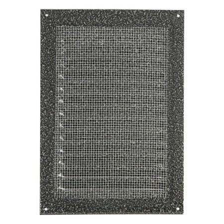 Ventilation grate Zein Lux RM2030SR, 200 x 300 mm, with a grid, metal, silver-5