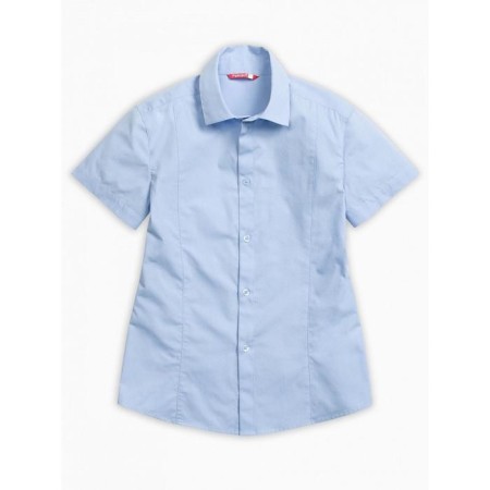 Short -sleeve shirt for Pelican boy, height 152 cm, blue color