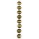 Stickers in a roll for flowers and gifts "Quality 100%", 4 x 4 cm