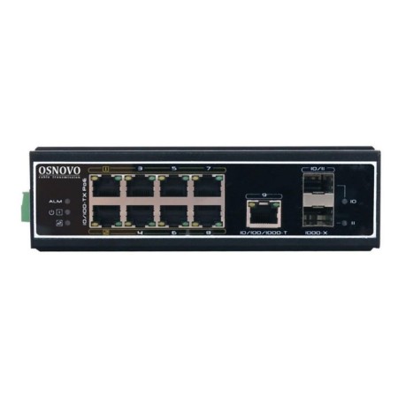 OSNOVO SW-60812/I switch, 8x10/100Base-Tx