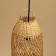 Lamp ceiling from the rattan "Buan" 1x120W, E27, 20x20x40 cm