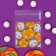 BOPP package with sticky tape, "cats", 7*7+3cm