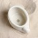 Set of Kashpo "Shell" 6pcs, 8x6x8cm, White