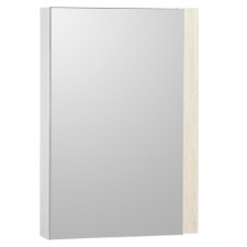 Aquaton Country Mirror, 55 cm, white color, oak Verona