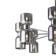 Suspended lamp 60W, 16XE27, 51x86 cm, chrome