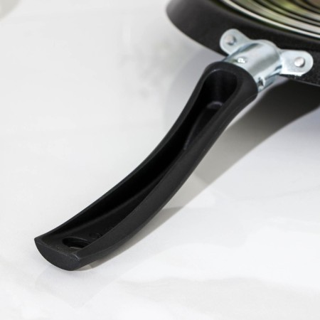 Pancake pan LITE, D = 22 cm, plastic handle, anti -stick coating, black color-4
