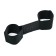 Gum for correction of hands, golf, black, 7 x 39 cm