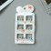 Hair crab "Avanti" (set 6 pcs) loop, 3 cm, transparent