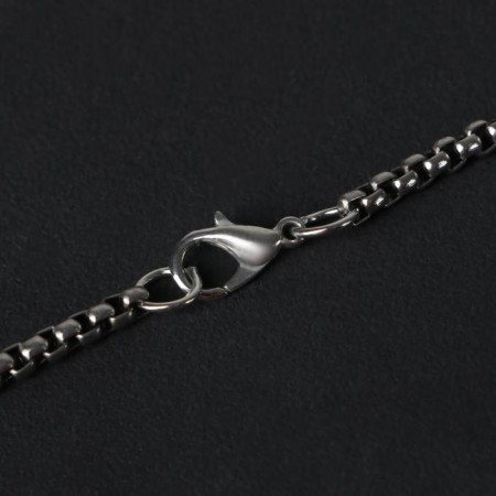 Pompeii pendulum of antiquity, color black silver, 70 cm-4