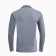 Male polo with long sleeve, gray/blue color, size S
