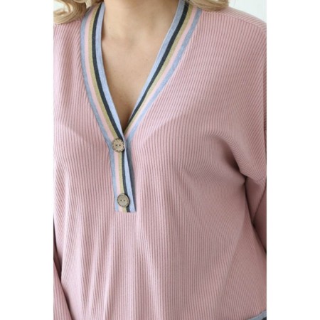 Women's dress, size 58, pink color-6