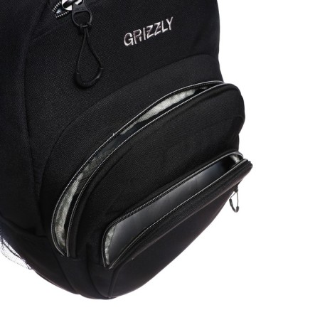 Youth backpack 48 x 33 x 21 cm, Grizzly, ergonomic back, laptop department, black/gray-8