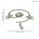 Lamp Magnum-LOD, 3x2.5W GU10, Nickel color, chrome