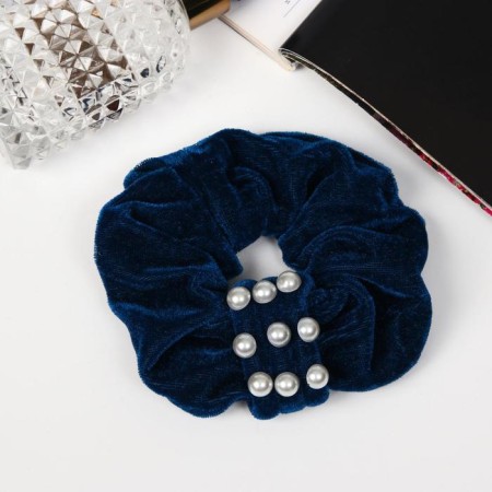Hair elastic band "Orbit" Pearl buckle, mix