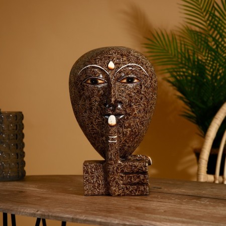 Interior souvenir "Mask" Albezia 25x10x38 cm-1