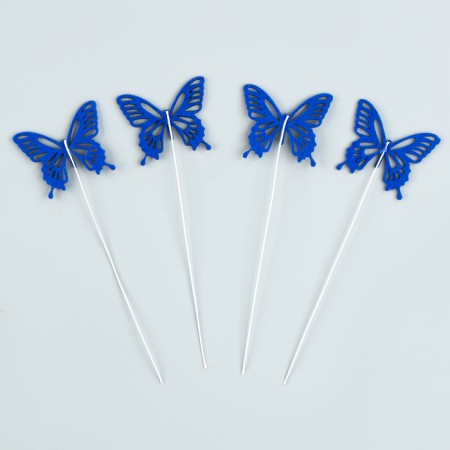 Set for decorating "butterflies", blue color-2